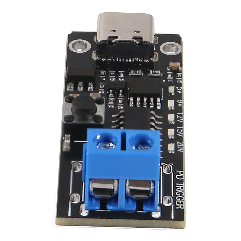 AITRIP 2PCS 100W 5A USB-C Fast Charge USB-C PD QC DC 5V 9V 12V 15V 20V Adjustable Voltage Power Trigger Module 5A Type-C Female Input - Image 5