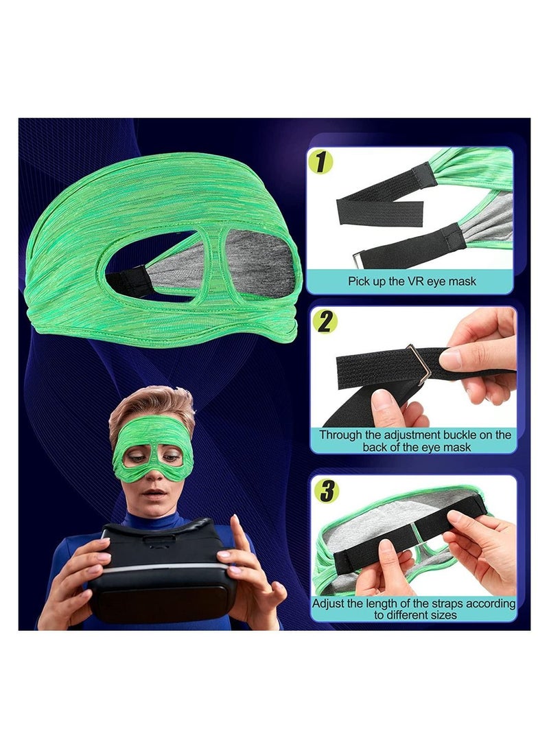 VR eye mask breathable elastic sweat absorbing belt household headset virtual reality 3 pieces - Image 3