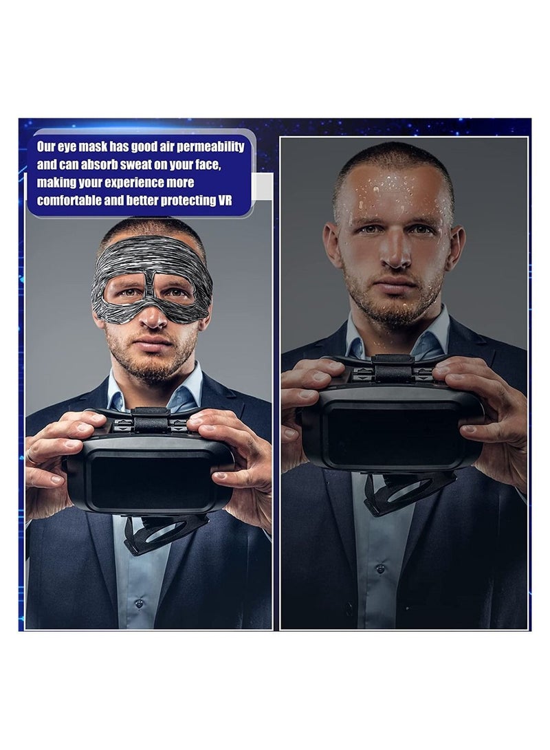 VR eye mask breathable elastic sweat absorbing belt household headset virtual reality 3 pieces - Image 5