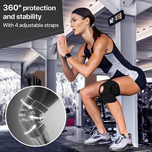 DR. BRACE ELITE Knee Brace with Side Stabilizers & Patella Gel Pads for Maximum Knee Pain Support and fast recovery for men and women-Please Check How To Size Video (Pluto, XX-Large) - Image 5