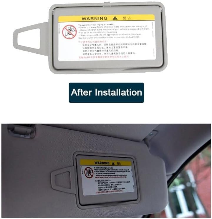 QASULER Gray Car Sun Visor Shade for Mercedes-Benz E-Class - Image 4