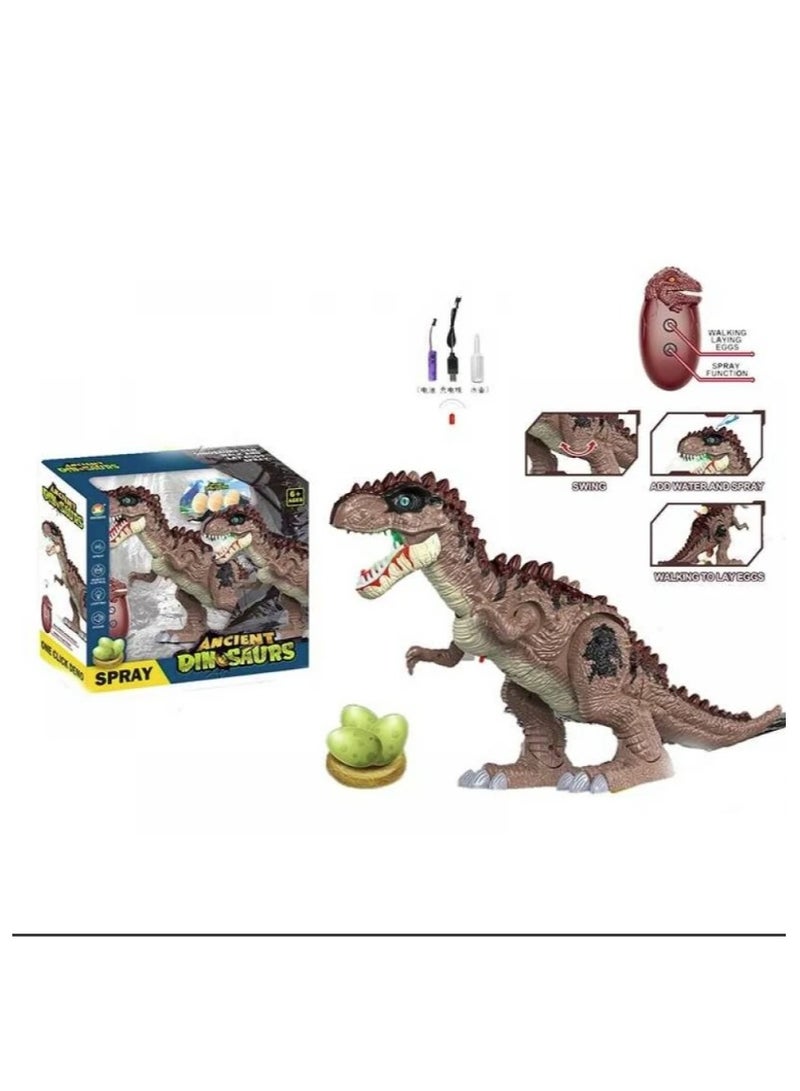 SPray Interactive Dinosaur for Kids with Steam and Sound - Walks and Lays Eggs - Fun Educational Toy - Image 1