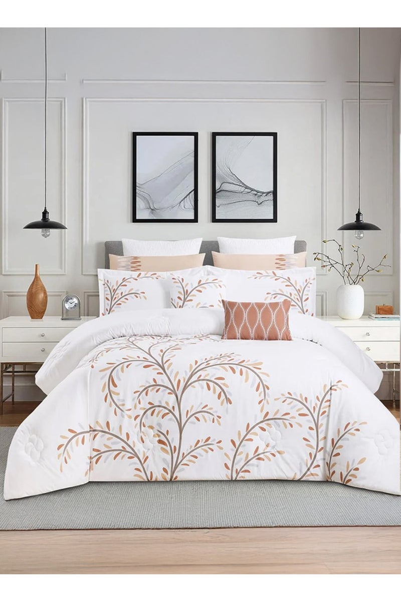 Melen Double summer bedspread 10 pieces - Rivera - White - Image 1