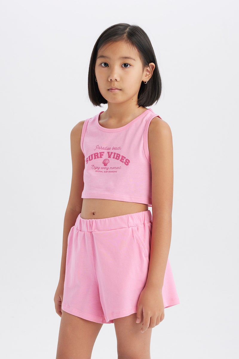 DeFacto Pink Girl Girl 2 Piece Set Casual - Image 4