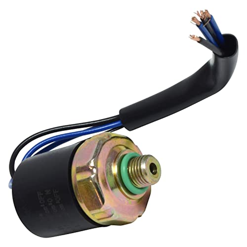 UAC مفتاح ثلاثي لمكيف الهواء العالمي UAC A/C (SW4001C)، أسود - Image 2