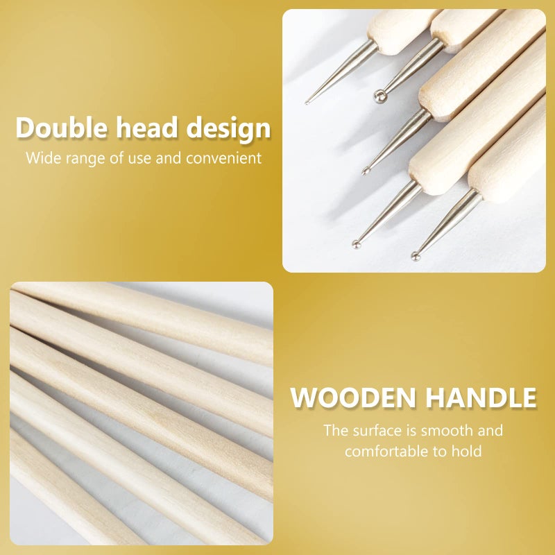 HSYMQ 10Pcs Dotting Tools, Ball End Dot Art Tools for Rock Painting, Pottery Clay Modeling Embossing Art Mandala - Image 4