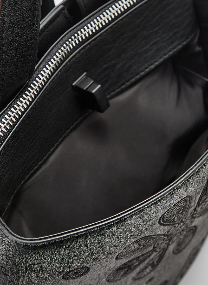 DESIGUAL Top Handle Zip Lock Backpack