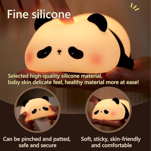 Niwlix Lying Bear Night Light Lamp for Bedroom Kids 7 Color Changing Kids Toddler Night Light Lamp Baby l Gift Items for Women Kids l Valentine's Birthday Gift Toys for 2+Year Old Boy Girl - Image 5