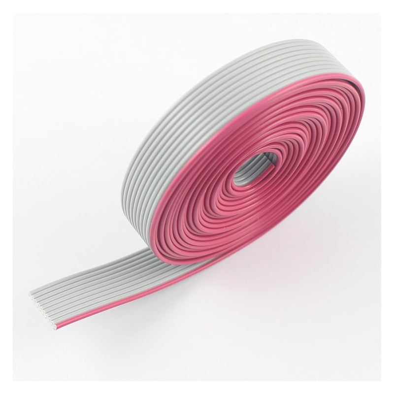 Grey Flat Ribbon Cable 1Meter 1.27mm Pitch 10/12/14/16/18/20/26/30/34/40/50/60/64 Pin Wire Grey Flat Ribbon Cable 28 AWG for 2.54mm IDC FC Connector(30P) - Image 3