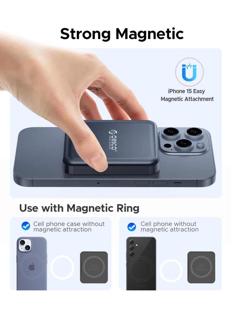 Orico ORICO 1TB Magnetic External SSD, 4K ProRes HDR Record and Store, USB3.1 Gen2(1000MB/s), USB3.2 Gen2*2(2000MB/s), Portable Solid State Drive, Compatible with USB-C Smartphone, Computer - A20PLUS  - Image 2