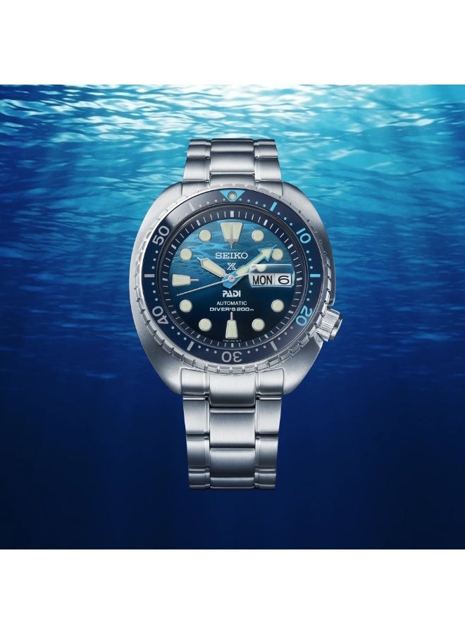 Seiko Prospex SRPK01 Men’s Watch, Special Edition “The Great Blue” Wave Dial 42.5mm Case 100M WR Automatic  - Image 2