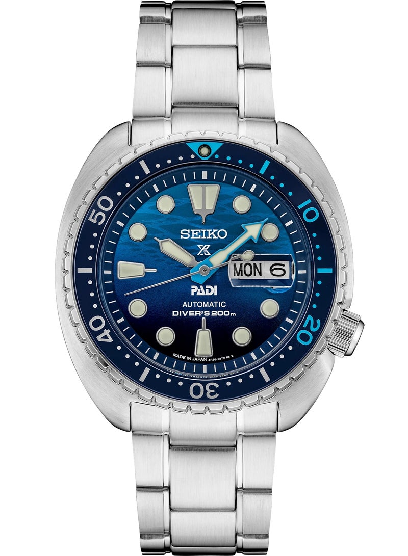 Seiko Prospex SRPK01 Men’s Watch, Special Edition “The Great Blue” Wave Dial 42.5mm Case 100M WR Automatic  - Image 3