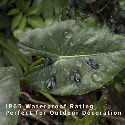 ANGMLN 2 Pack Solar Firefly Lights, 30 LED Solar Fireflies Lightning Bugs Fairy String Lights Outdoor Solar Powered String Lights Waterproof for Garden Patio Home Wedding Party Spring Christmas Decor - Image 5