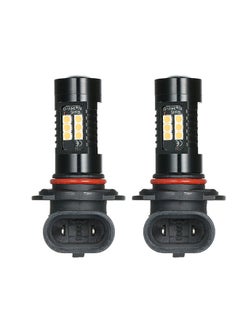 نيبمينينت طقم مصابيح LED للسيارة مكون من قطعتين طراز 9006 بلون أصفر  - Image 1