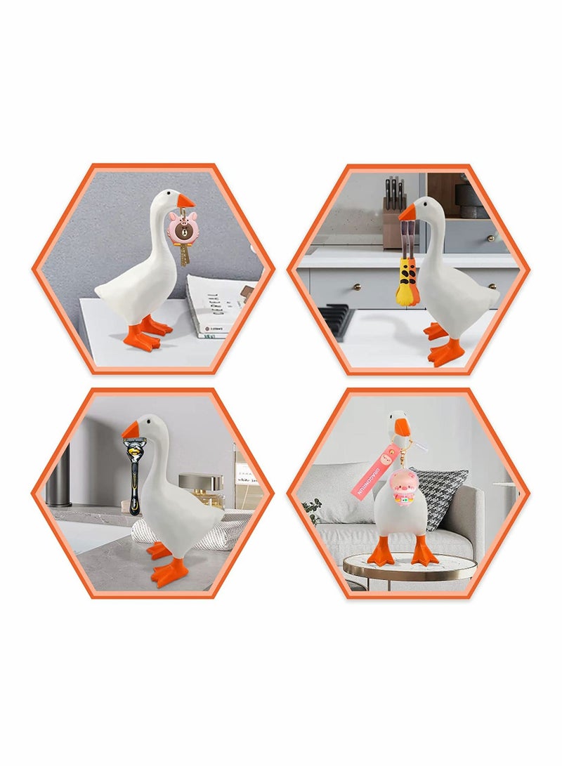 Magnetic Goose Key Holder Accessories Duck Statue Resin Tool Home Decoration Bedroom Decor Housewarming Gift - Image 3