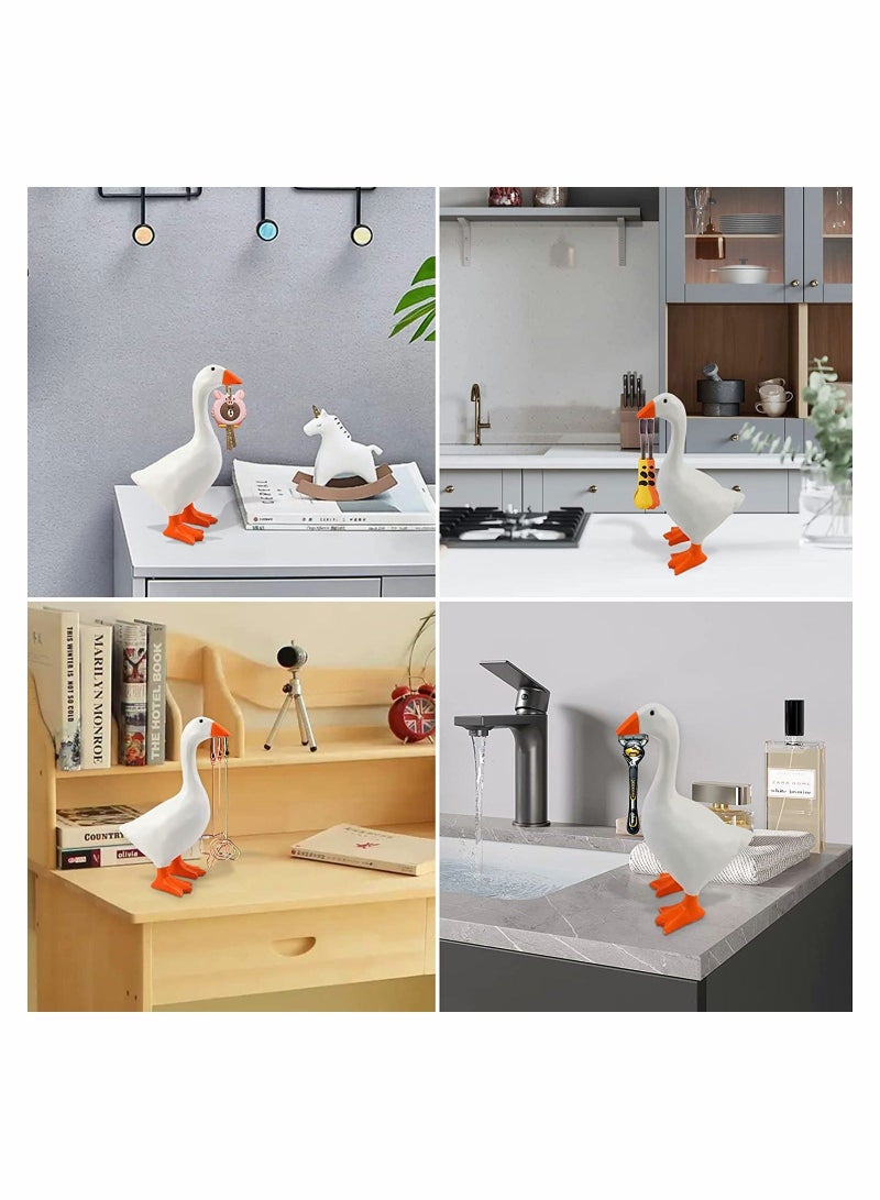 Magnetic Goose Key Holder Accessories Duck Statue Resin Tool Home Decoration Bedroom Decor Housewarming Gift - Image 2