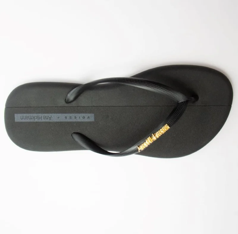 Voices Voices Women'S Flip Flops, Boat - 002.00001, Color - Black
