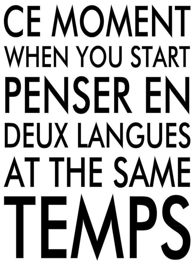 cafe press CafePress Thinking In French And English Mugs 11 oz (325 ml) Ceramic Coffee Mug - Image 3