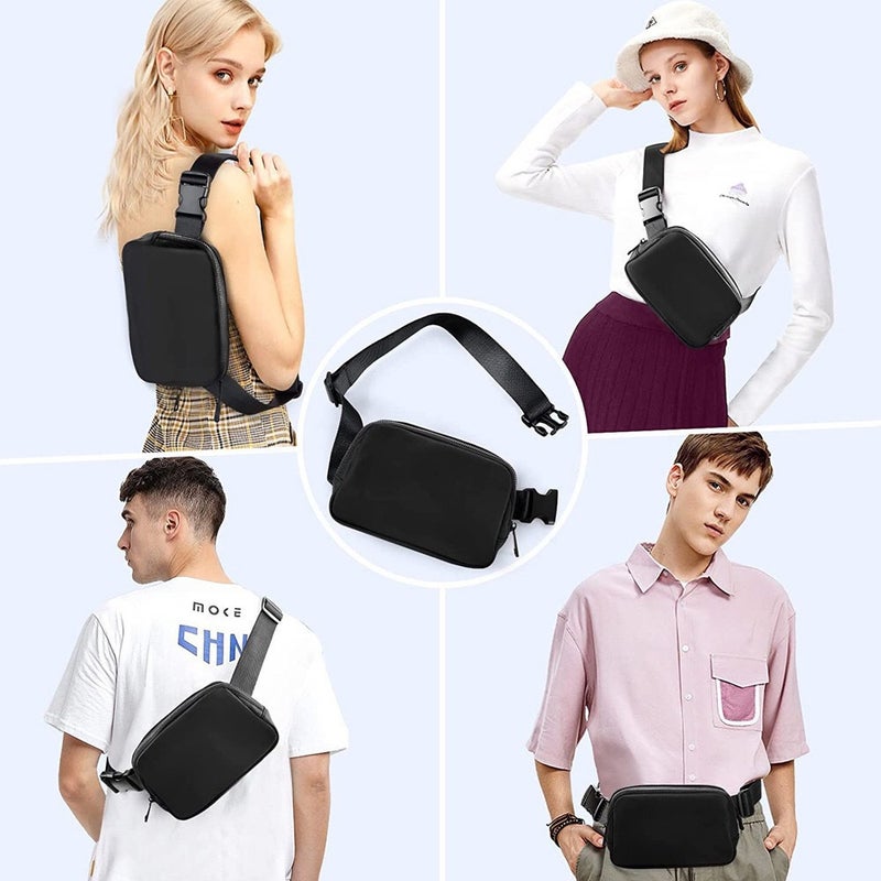 Fashion Storage Waist Bag Outdoor Sports Running Mobile Phone Bag Nylon Waterproof Crossbody Men'S And Women'S Chest Bag Logo - Image 3