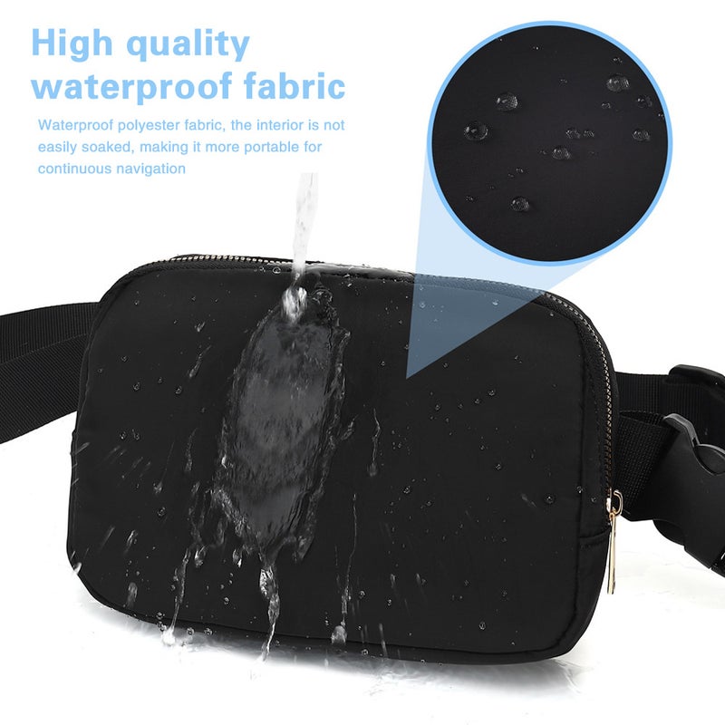 Fashion Storage Waist Bag Outdoor Sports Running Mobile Phone Bag Nylon Waterproof Crossbody Men'S And Women'S Chest Bag Logo - Image 4