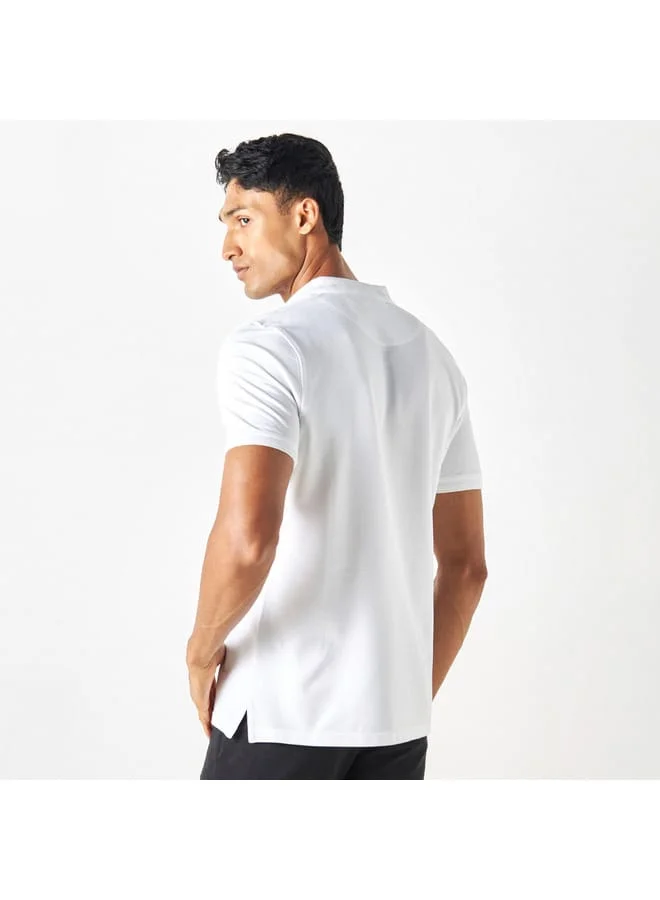 إيكو يو إن إل تي دي. تيشيرت بولو سادة بأكمام قصيرة من إيكو أنليمتد