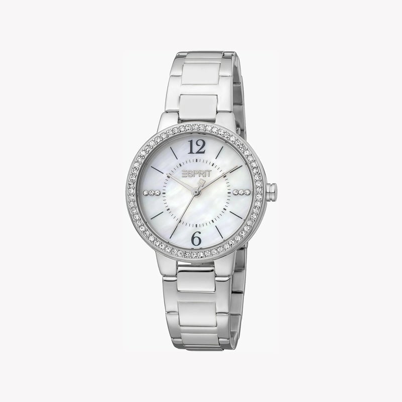 ESPRIT Women's Silver Stainless Steel Watch, White Mother of Pearl Dial|ES1L228M2085 - Image 2
