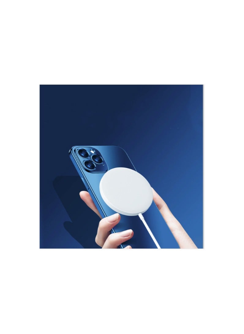 عام Portable Fast Magnetic Wireless Charger Mobile Cargadores Inalambricos For iPhone 12 - Image 3