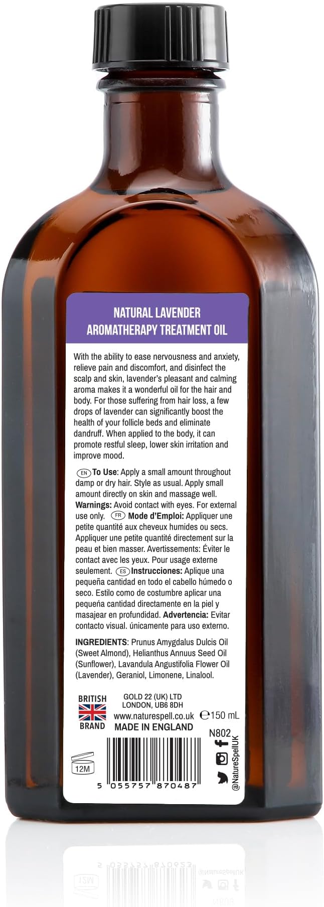 Nature Spell Baobab Treatment Oil for Hair Body 150ml