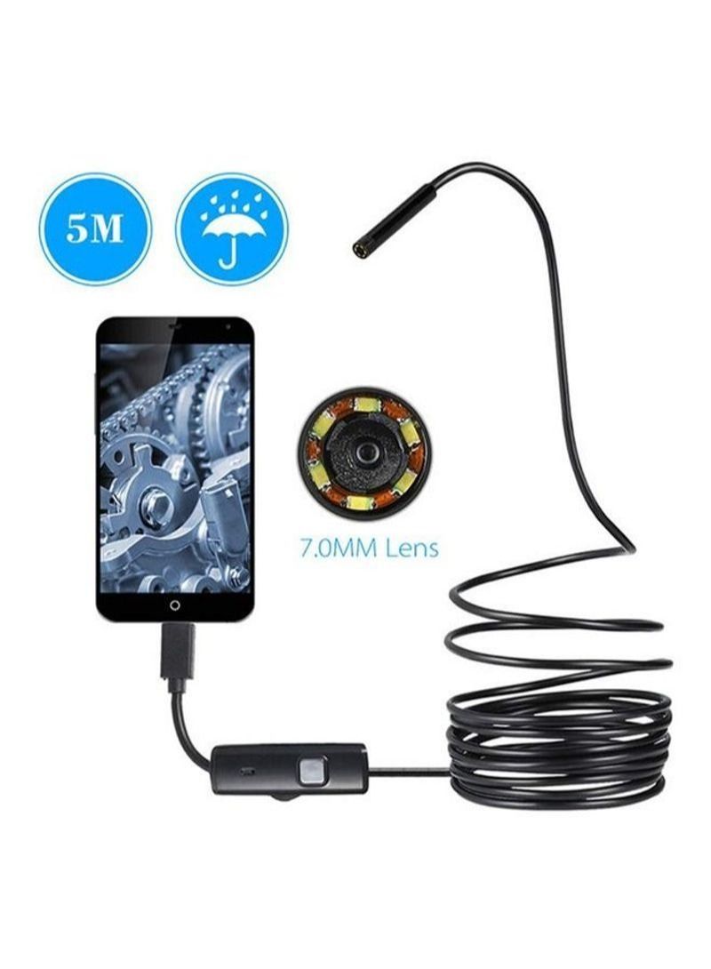 NIBEMINENT 5M/7mm Focus Camera Lens USB Cable Waterproof 6 LED  - Image 1