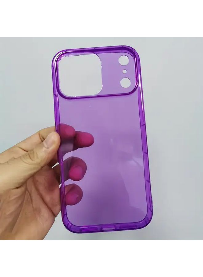 Orange Transparent Soft TPU Case For iPhone 15 Pro Max Shockproof - Image 4