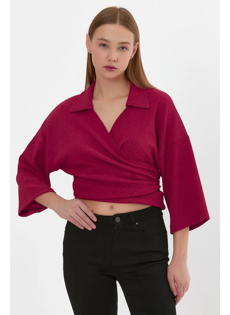 Alexander Gardi Front Tie Blouse (B23-0041)