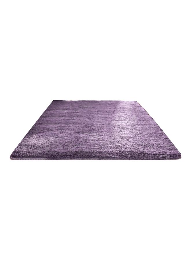 Y&D Rectangle Fluffy Carpet Purple 40 x 60centimeter