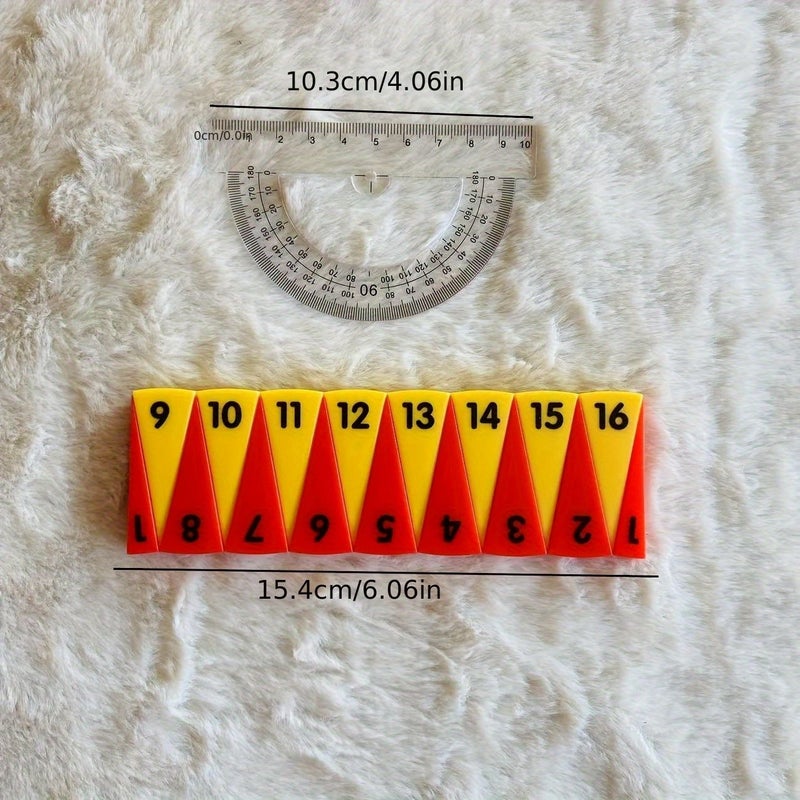 Circle Area Formula Demonstrator With 16 Division And Protractor - Image 2