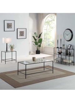 Coffee and Console Table Glass and Metal Table Set – Console, Coffee, and Side Tables for Modern Living Spaces, Available Individually and Set - pzsku/Z288A17FE81E3359CEC51Z/45/_/1731325500/d26c83cc-7d72-4bb8-a1ea-a54f649bca85