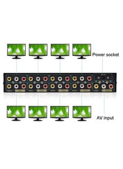 Generic FJGEAR FJ-108AV Audio Video Splitter 1 In 8 Out CVBS Separator  - Image 5