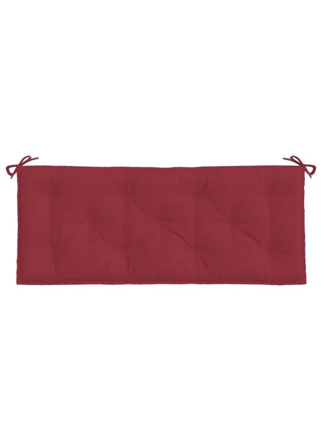 vidaxl Garden Bench Cushion Wine Red 120x50x7 Cm Oxford Fabric  - Image 2