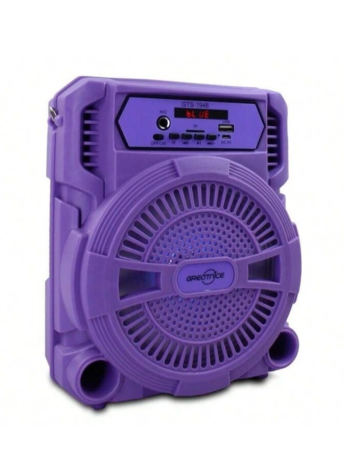 قريت نايس مكبر صوت Greatnice GTS-1946 المحمول عالي الطاقة - لاسلكي، قابل لإعادة الشحن، وجاهز للكاريوكي - Image 1