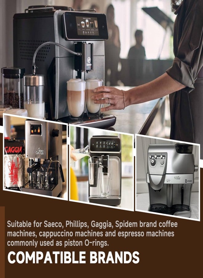 (10 قطع) 996530059406 حلقات مانعة للتسرب بديلة، مناسبة لماكينات القهوة من ماركات Saeco وPhillips وGaggia وSpidem - حلقة مانعة للتسرب من السيليكون لمكبس مجموعة التخمير Nm01.044، ORM 032040 IN S، 140325062، ET80002 - Image 3