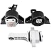 loongrie Engine Motor and Transmission Mount Kit for 20042017 Chevy AveoAveo5 20072010 Pontiac G3G3 Wave 20052008 Wave WAVE5 16L L4 Manual Transmission Repklace OE A5350HY A5351 A5378 - Image 2