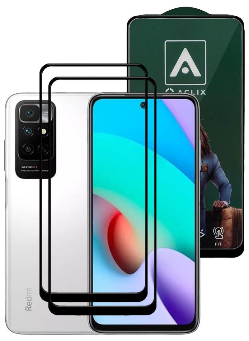 ACLIX 2 Pieces Antistatic ESD Dustproof Premium Quality High Definition Tempered Glass Screen Protector Designed For Xiaomi Redmi Note 11 4G - Image 1