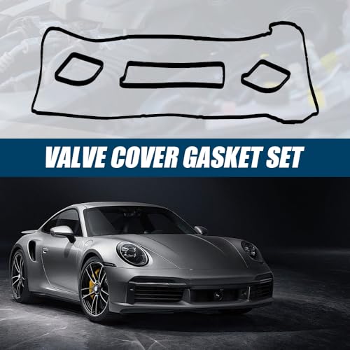 Lecctso Valve Cover Gasket Set, VS 50639 R-1 Engine Valve Cover Gasket Compatible with 2004-2017 Ford Escape Focus Fusion Ranger 2003-2013 Mazda 3 5 6 3 Sport Tribute 2005-2011 Mercury Milan Marine - Image 3