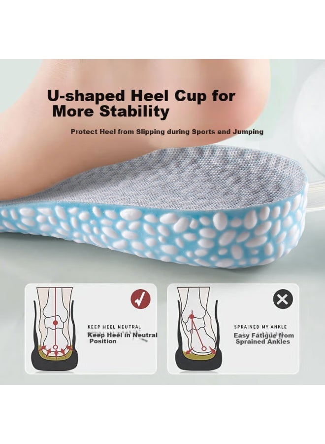 Iqgd Height Increasing Insoles For Men And Women Sports Invisible Height Increase Insoles 5256 Blue-1.5cm 43-44 - Image 4