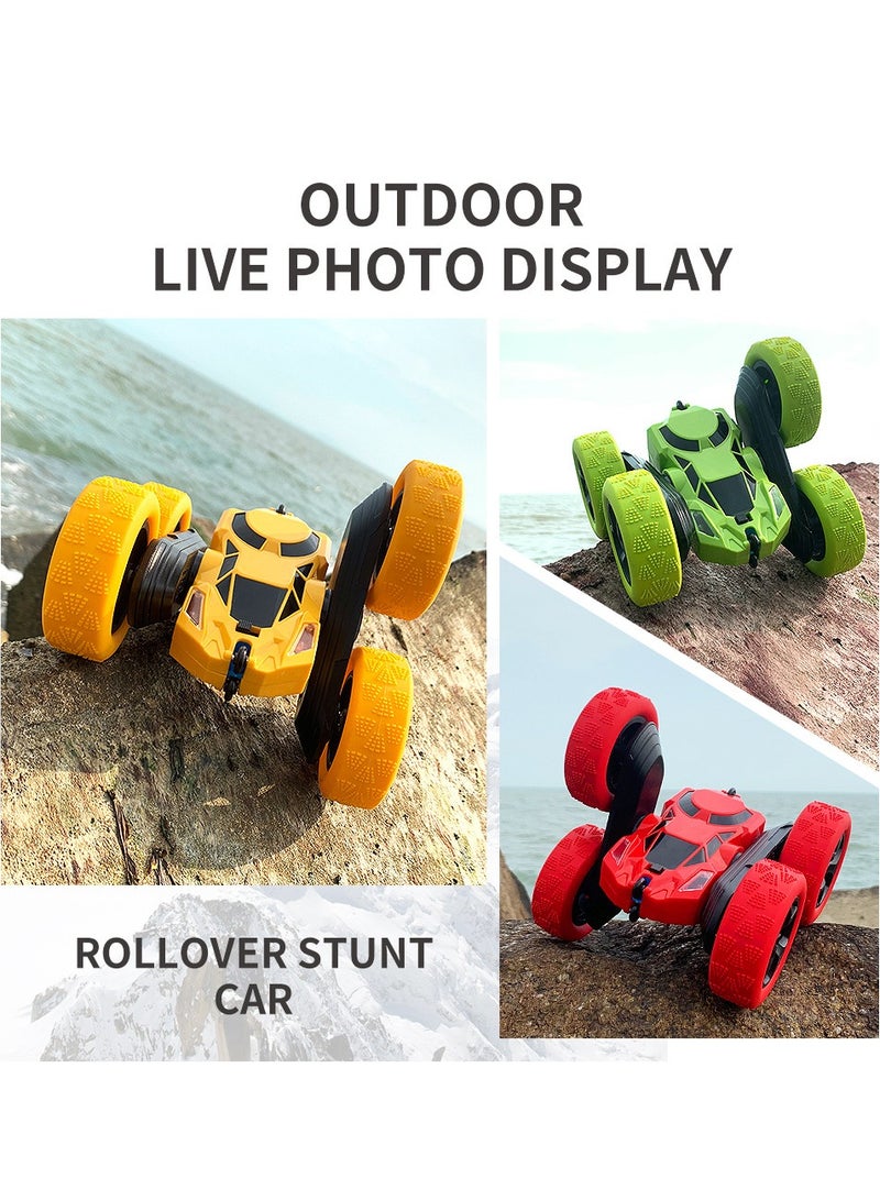 Loquat Remote Control Toy Car for Kids RC Cars 2.4G Double Sided 360° Rotating Stunt Car - Image 4