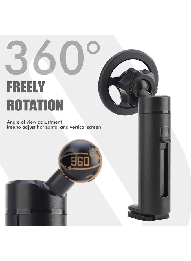 Gecomo Magnetic Phone Holder with Adjustable 360° Rotation, Hands-Free Desktop Mount & Phone Stand (Home Office & Airplane Travel Essentials) - Image 4