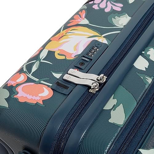 Vera Bradley حقيبة سفر متدحرجة تحت المقعد للنساء من فيرا برادلي، تصميم زهور طازجة باللون الأخضر، مقاس واحد - Image 5