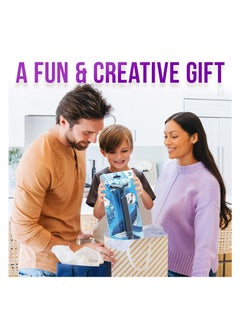 Y&D Electronic Musical Instrument,Portable Music Synthesizer,Creative Magic Sound,Electric Guitar Erhu Children's Instrument,Educational Fun Gift for Children,Blue Whale  - Image 4
