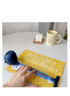 Y&D Electronic Musical Instrument,Portable Music Synthesizer,Creative Magic Sound,Electric Guitar Erhu Children's Instrument,Educational Fun Gift for Children,Blue Whale  - Image 3