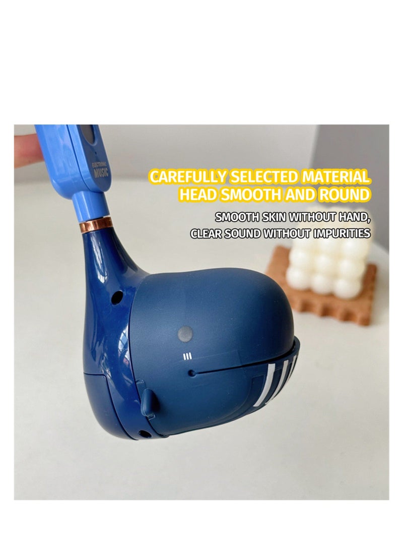 Y&D Electronic Musical Instrument,Portable Music Synthesizer,Creative Magic Sound,Electric Guitar Erhu Children's Instrument,Educational Fun Gift for Children,Blue Whale  - Image 5