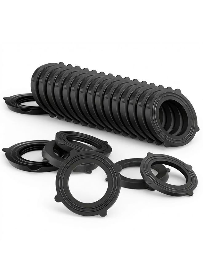 SmoTecQ 30 Pack Garden Hose Washers Rubber Washers Seals for Garden Shower Hose and Water Faucet - Image 5