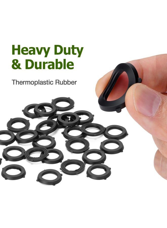 SmoTecQ 30 Pack Garden Hose Washers Rubber Washers Seals for Garden Shower Hose and Water Faucet - Image 2